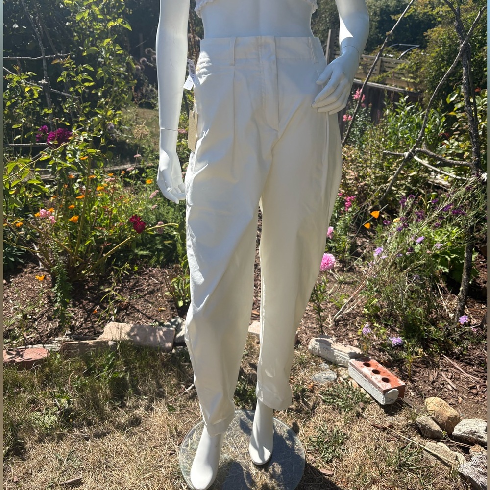 Aritzia Wilfred Free Day Off Pants in size 6 White